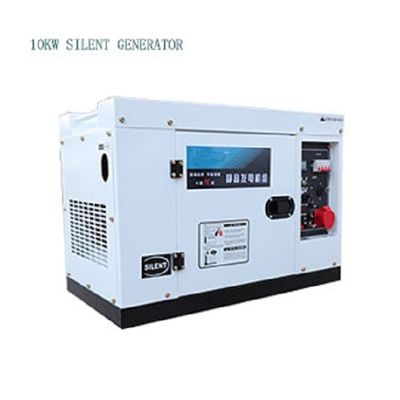 Generatore portatile diesel di tipo rimorchio da 10 kW con design silenzioso e ampia applicazione
