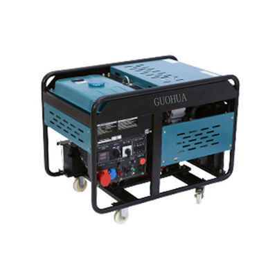 Generatore portatile diesel a 2 cilindri con raffreddamento ad aria da 13 kW a 4 tempi su richiesta personalizzata