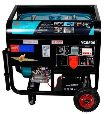 Generatore a gas naturale da 6 kW, set portatile a 4 cilindri raffreddato ad acqua con standard