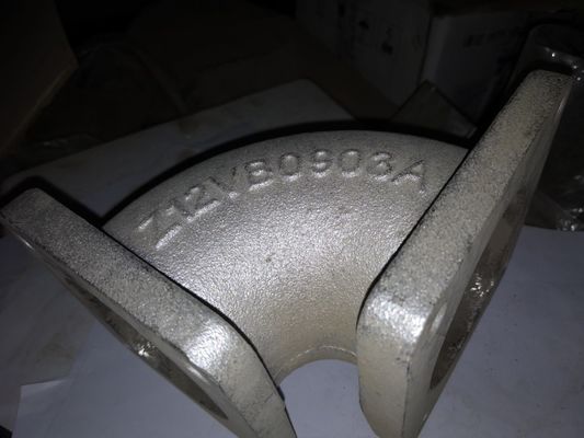 Piombo di scarico di rame per macchinari da costruzione Jichai, gomito con certificazione ISO9001