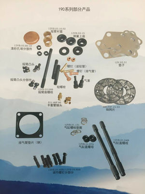 Motore diesel Jichai Jinan 12V190 Parti del motore Arco motore piastrella per componente standard