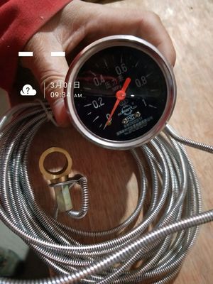 Jichai Chidong Motore Parti 12V190 Push Outlet Temper Gauge e Oil Cooler Gauge