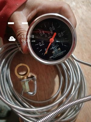 Jichai Chidong Motore Parti 12V190 Push Outlet Temper Gauge e Oil Cooler Gauge