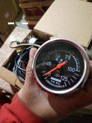 Jichai Chidong Motore Parti 12V190 Push Outlet Temper Gauge e Oil Cooler Gauge