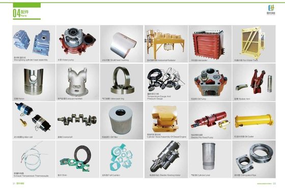 12V190 Certificazione ISO9001 Jinan Diesel Engine Parts 21.00 Oil Cooler Assembly