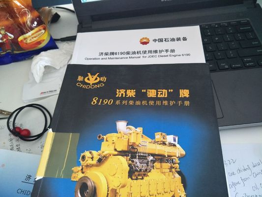 Gas naturale 1000kw Jichai Jinan parti di generatore per la certificazione CE della fonte di gas