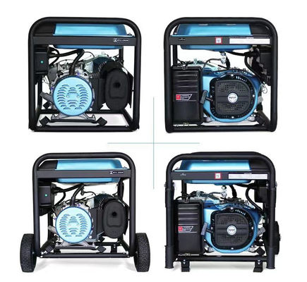 Generatore di benzina per uso domestico a doppio cilindro da 5-10kW con affidabilità di avvio elettrico