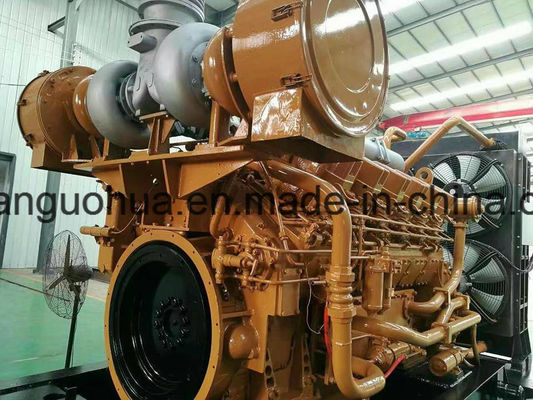 Aspirazione naturale, pressione di aspirazione, accensione a impulso, set generatore di motore Jichai da 500 kW.