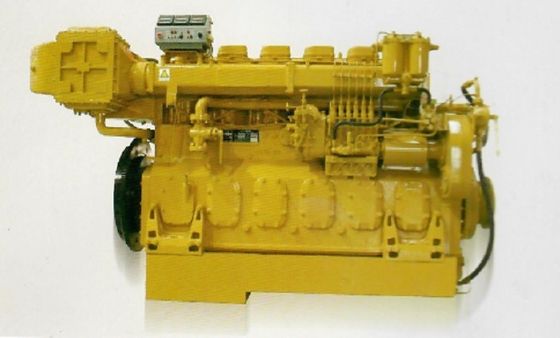 Motori marini 6 cilindri Jinan 6190 con struttura in linea e certificazione SGS