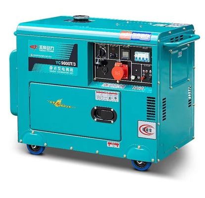 Land 5/6/8/10kw Generatore diesel silenzioso per uso domestico con uscita a tre fasi di corrente alternata