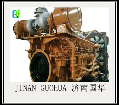 Modulo di accordo del cilindro V 882kw 1000HP Jichai Chidong Z12V190b Motore diesel marino