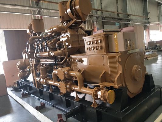 Stazione elettrica da 1 MW dotata di generatore a gas 12V190 e di opzione di richiesta personalizzata