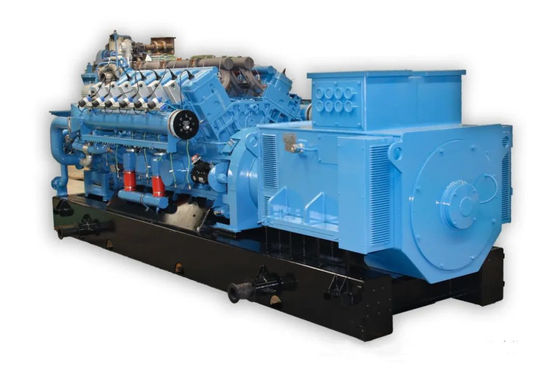 Materiale di acciaio di piccole dimensioni 20MW Generatore di gas di coda industriale per la produzione sostenibile