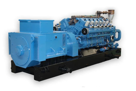 Materiale di acciaio di piccole dimensioni 20MW Generatore di gas di coda industriale per la produzione sostenibile