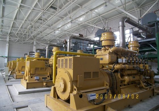 Set di generatori a gas da 1 MW con sistema di cilindro in V e tipo di uscita a tre fasi CA