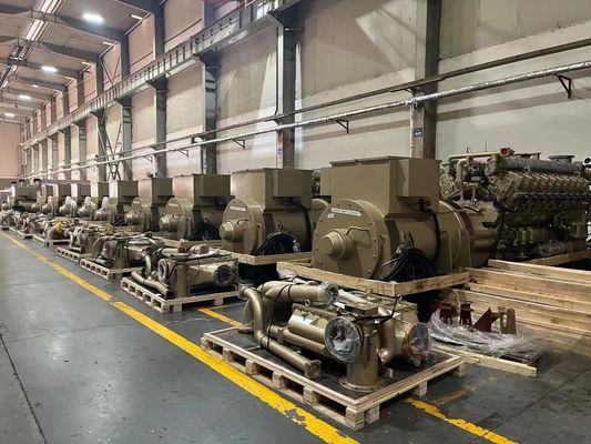 10.5kv Voltaggio nominale Generatore di gas naturale Set 2000kw per applicazioni industriali