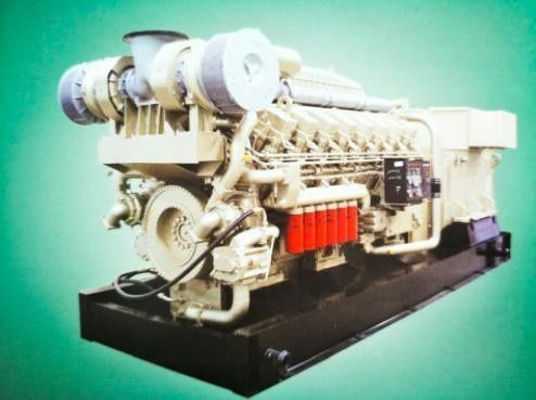Generatore diesel di serie Jichai 6000 a basso rumore 2000kw -H16V190zld