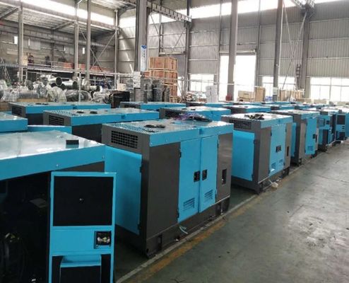 Generatore silenzioso a quattro tempi a distanza da 10 a 50 kW con generatore diesel ISO SGS da 10 a 50 kW
